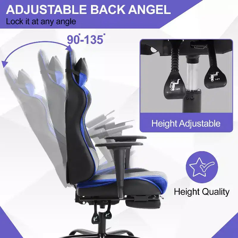 Gaming Chair Computer Gamer Chair with Lumbar Support