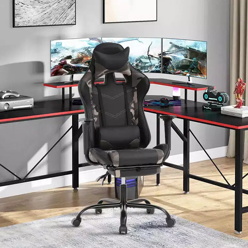 Gaming Chair Computer Gamer Chair with Lumbar Support
