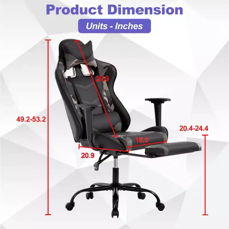 Gaming Chair Computer Gamer Chair with Lumbar Support