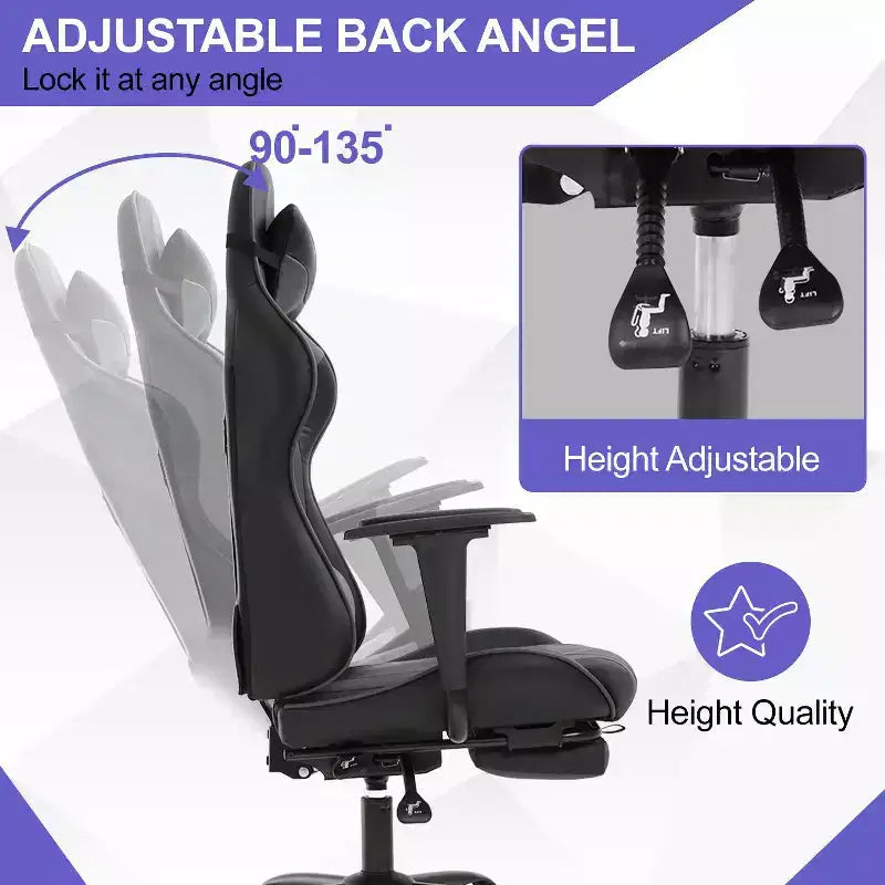 Gaming Chair Computer Gamer Chair with Lumbar Support