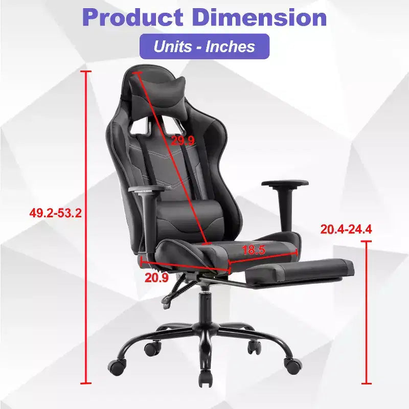 Gaming Chair Computer Gamer Chair with Lumbar Support