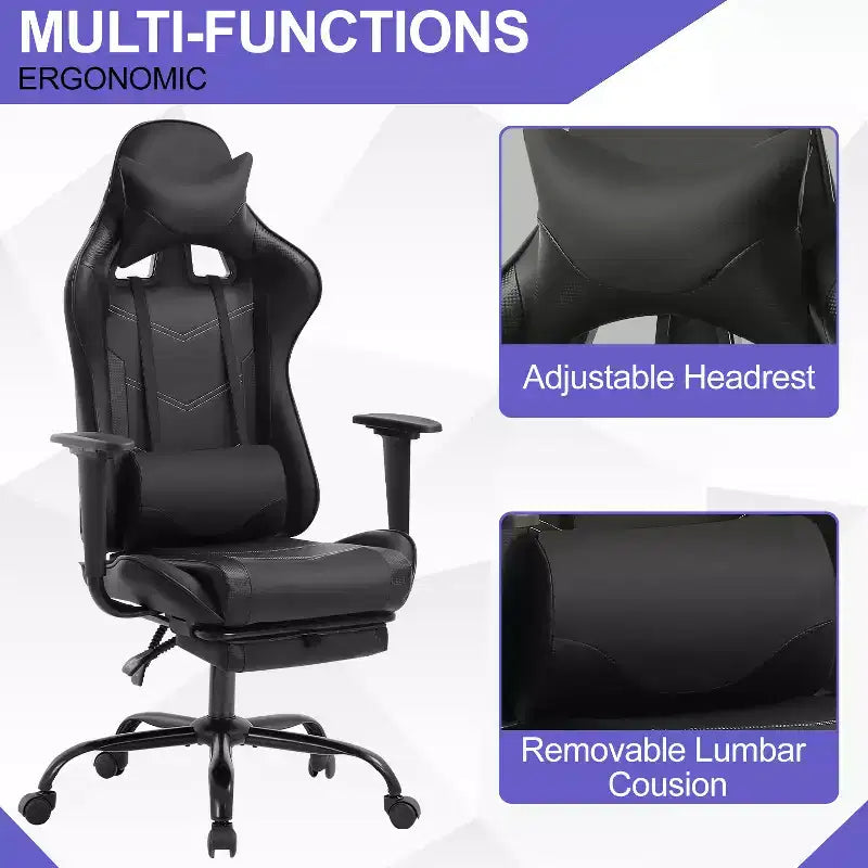 Gaming Chair Computer Gamer Chair with Lumbar Support