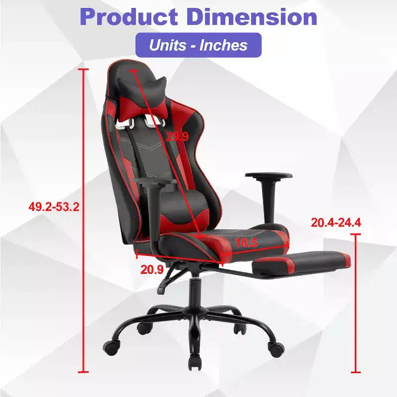 Gaming Chair Computer Gamer Chair with Lumbar Support
