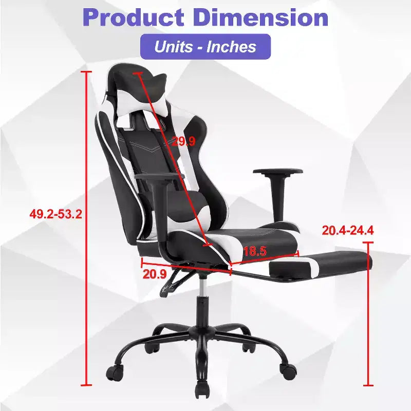 Gaming Chair Computer Gamer Chair with Lumbar Support