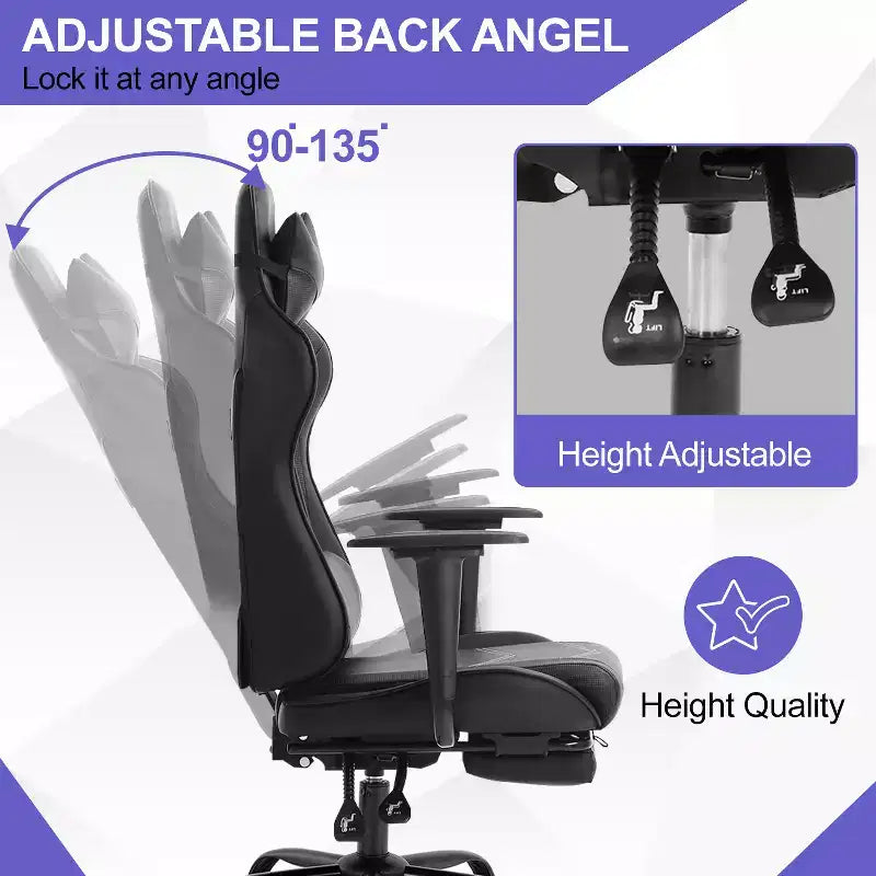 Gaming Chair Computer Gamer Chair with Lumbar Support