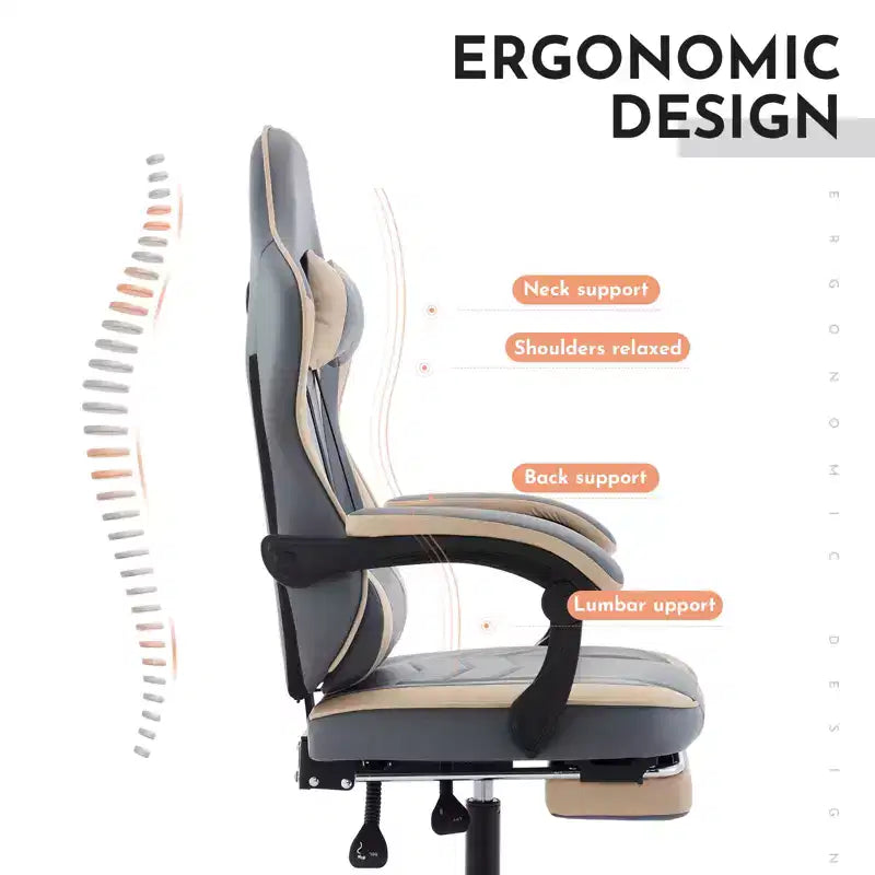 Fotel gamingowy, ergonomiczny fotel komputerowy