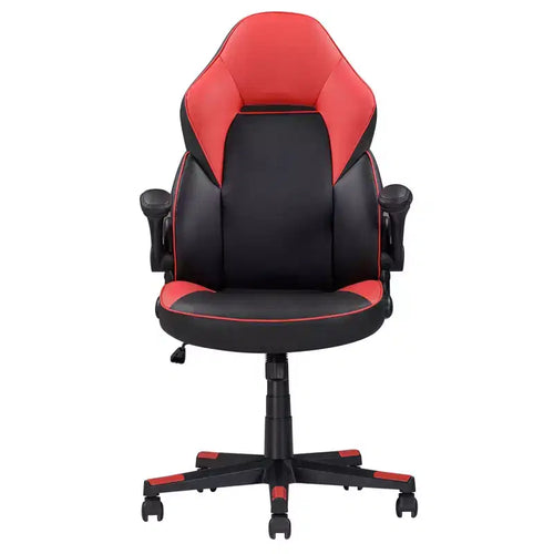 Armrest-Adjustable Ergonomic Gaming Chair, Office Chairs with 360-Degree Swivel and Tilt Control, Criss Cross Chair for Gaming Room, Study, Black