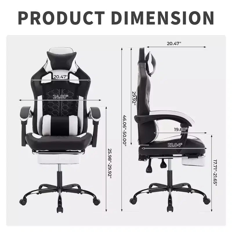 Sedia da gaming girevole, sedia da ufficio