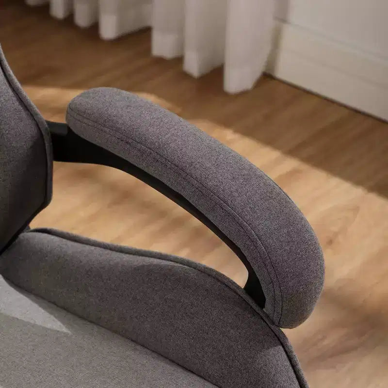Sedia da gaming girevole grigia