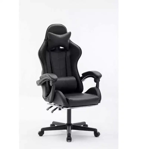 Ergonomic Gaming Chair with Height Adjustable, Headrest and Lumbar Support Swivel Chair, 250lbs Weight Capacity, For Working, Studying and Gaming