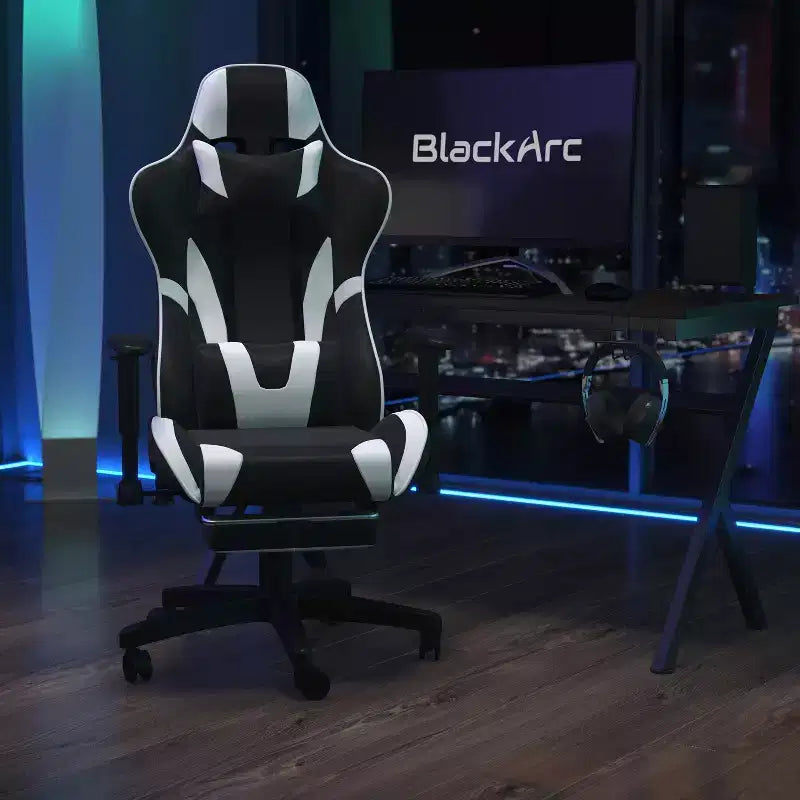 Faux Leather Reclining Gaming Chair