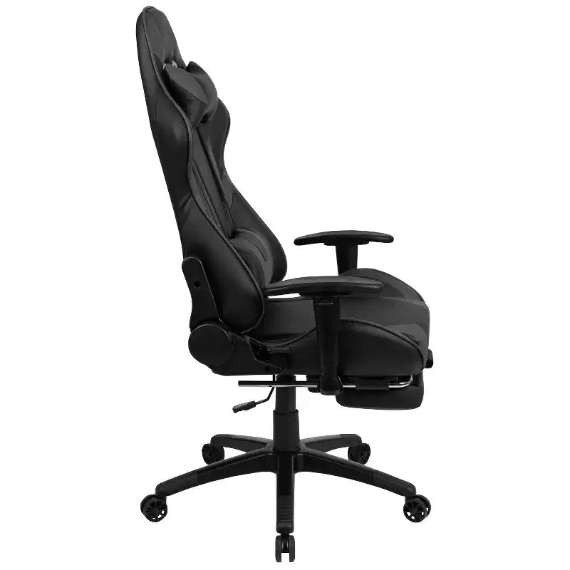 Faux Leather Reclining Gaming Chair