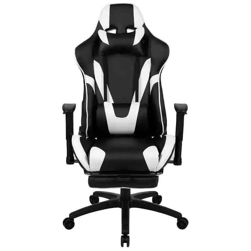 Faux Leather Reclining Gaming Chair