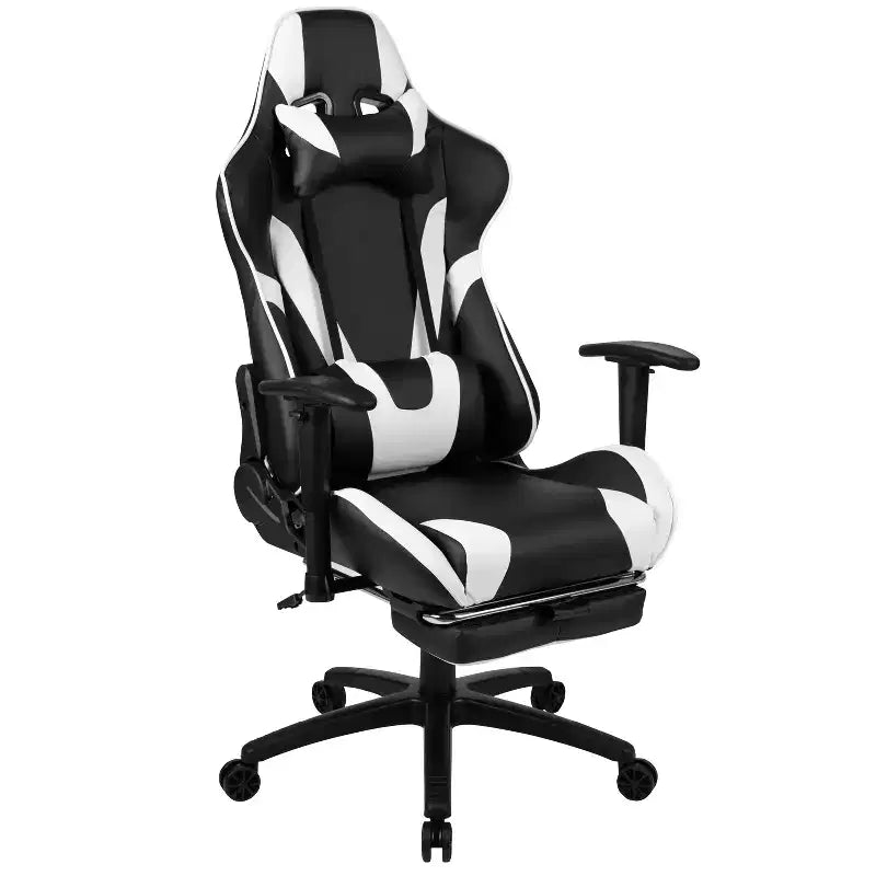 Faux Leather Reclining Gaming Chair
