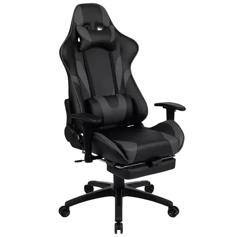 Faux Leather Reclining Gaming Chair