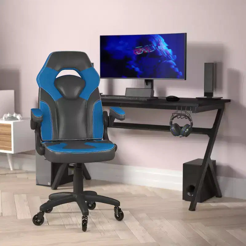 Sedia da gaming regolabile da ufficio e computer