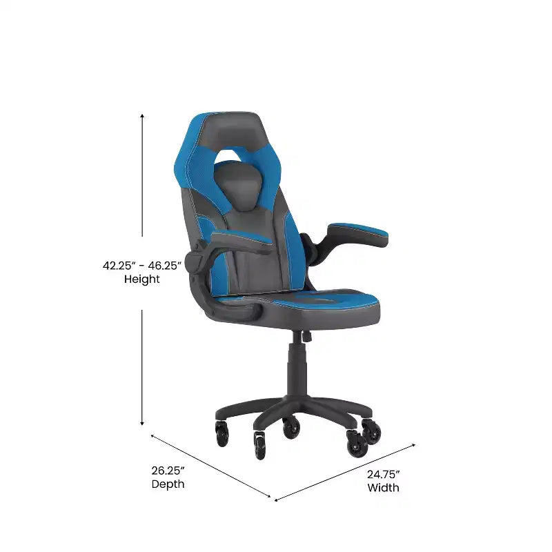 Sedia da gaming regolabile da ufficio e computer