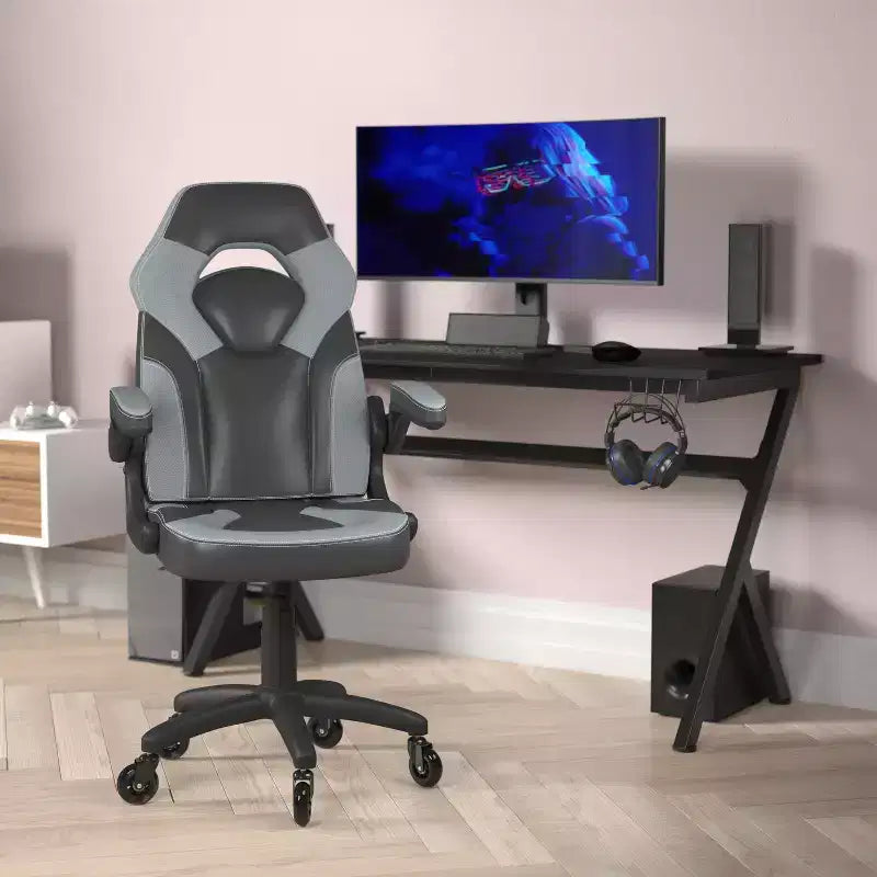 Sedia da gaming regolabile da ufficio e computer