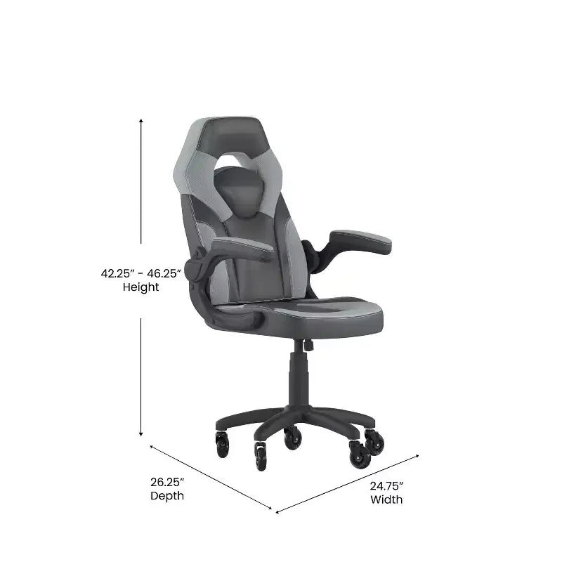 Sedia da gaming regolabile da ufficio e computer