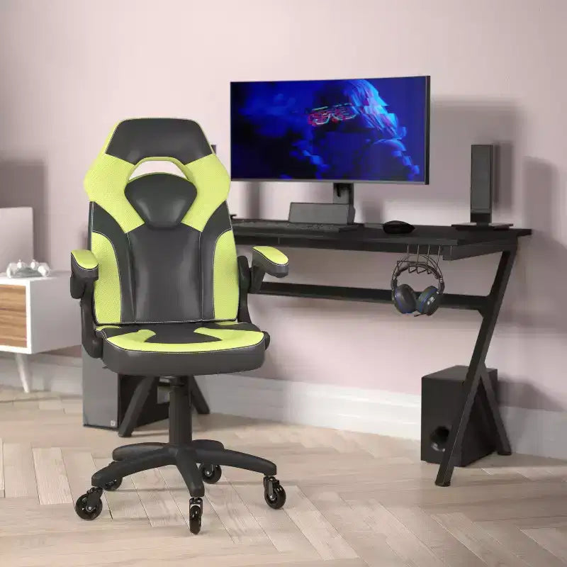 Sedia da gaming regolabile da ufficio e computer