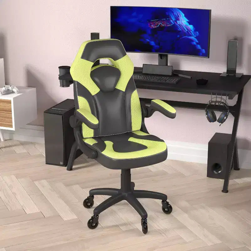 Sedia da gaming regolabile da ufficio e computer