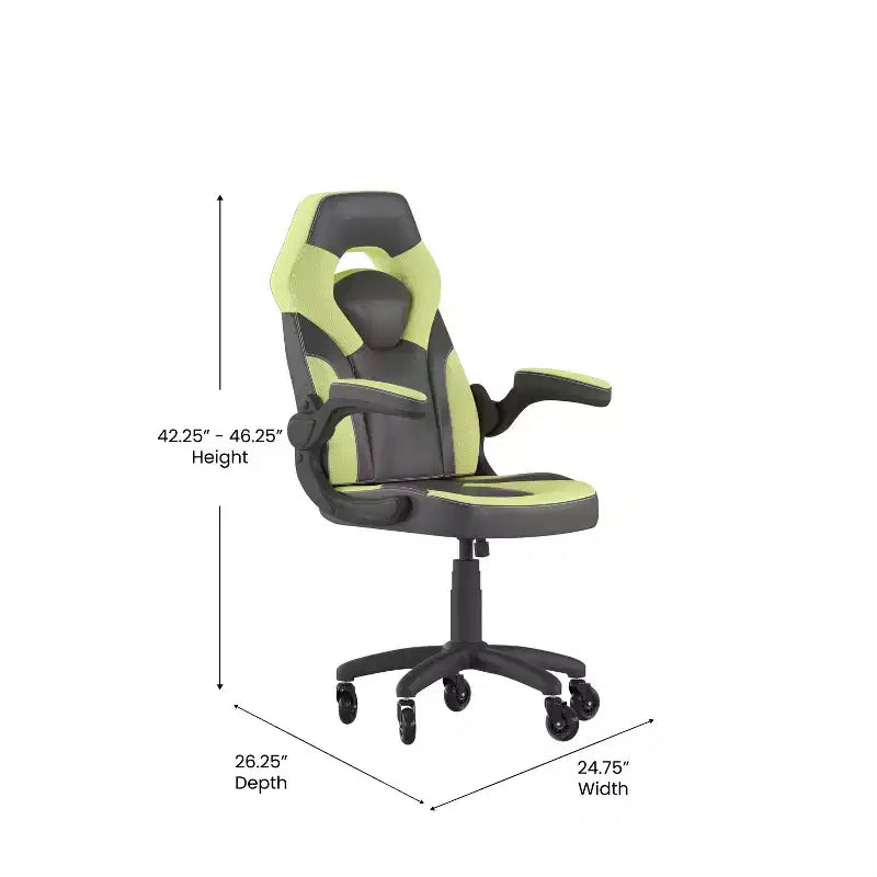 Sedia da gaming regolabile da ufficio e computer
