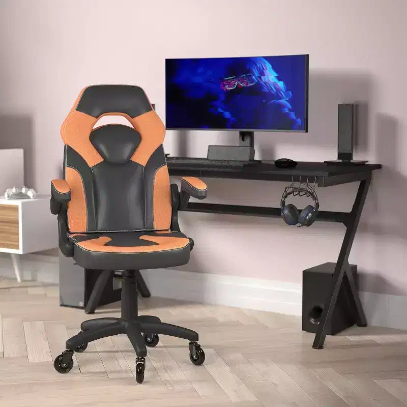 Sedia da gaming regolabile da ufficio e computer