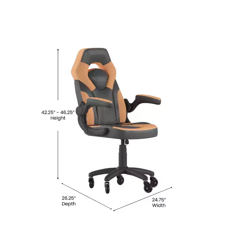 Sedia da gaming regolabile da ufficio e computer