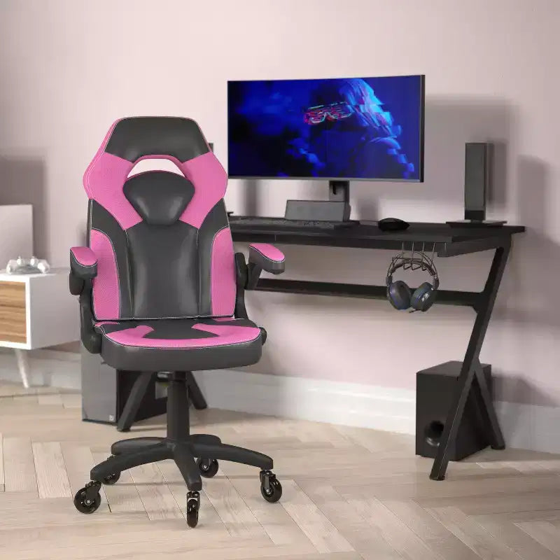 Sedia da gaming regolabile da ufficio e computer