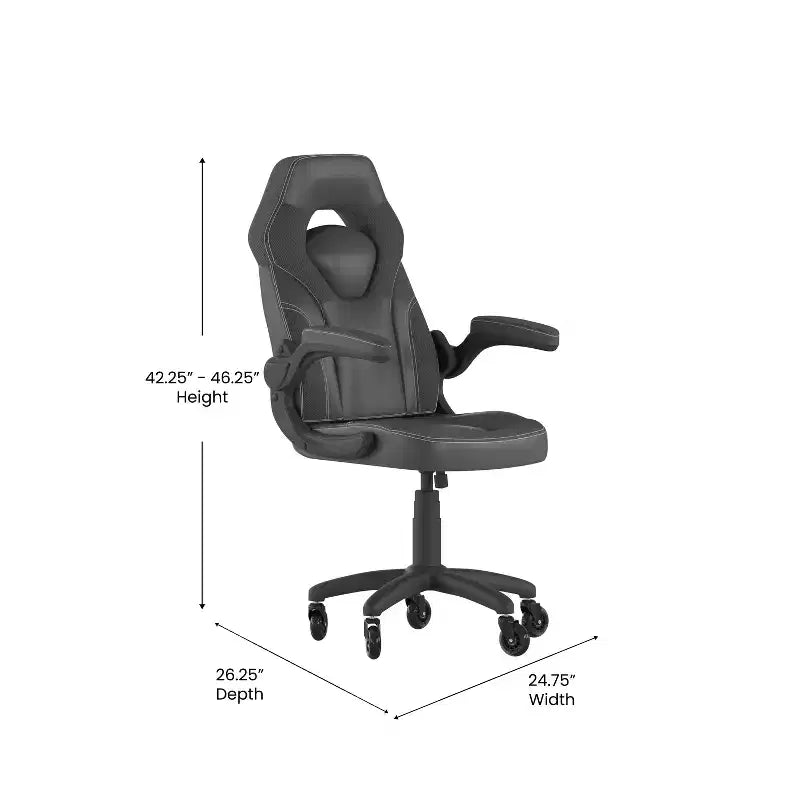 Sedia da gaming regolabile da ufficio e computer