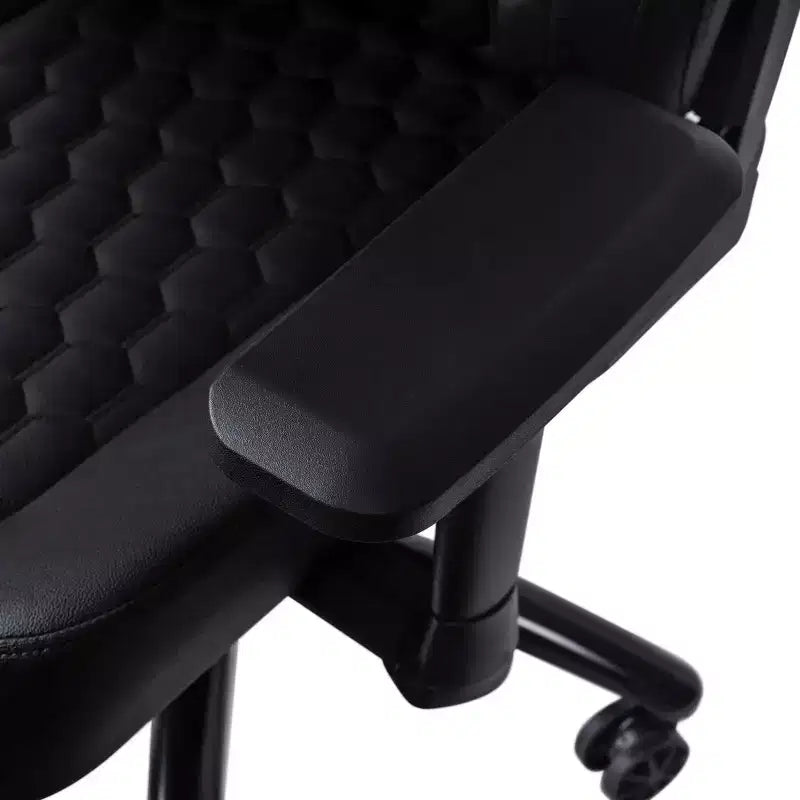 Sedia da gaming ergonomica regolabile con schienale alto, braccioli 4D, cuscino poggiatesta e supporto lombare regolabile