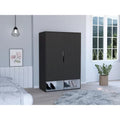 Furniture Double Armoire with Hanging Rod