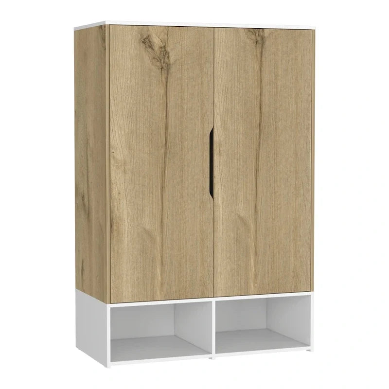 Furniture Double Armoire with Hanging Rod