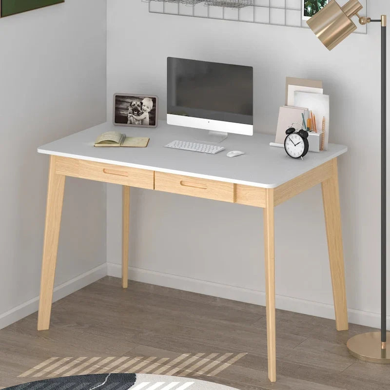 39.4W Wood Desk Writing Desk Computer Desk