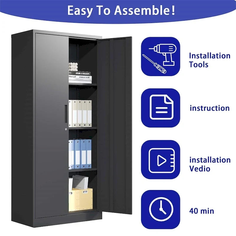 Metal Garage Storage Cabinet Tool Steel