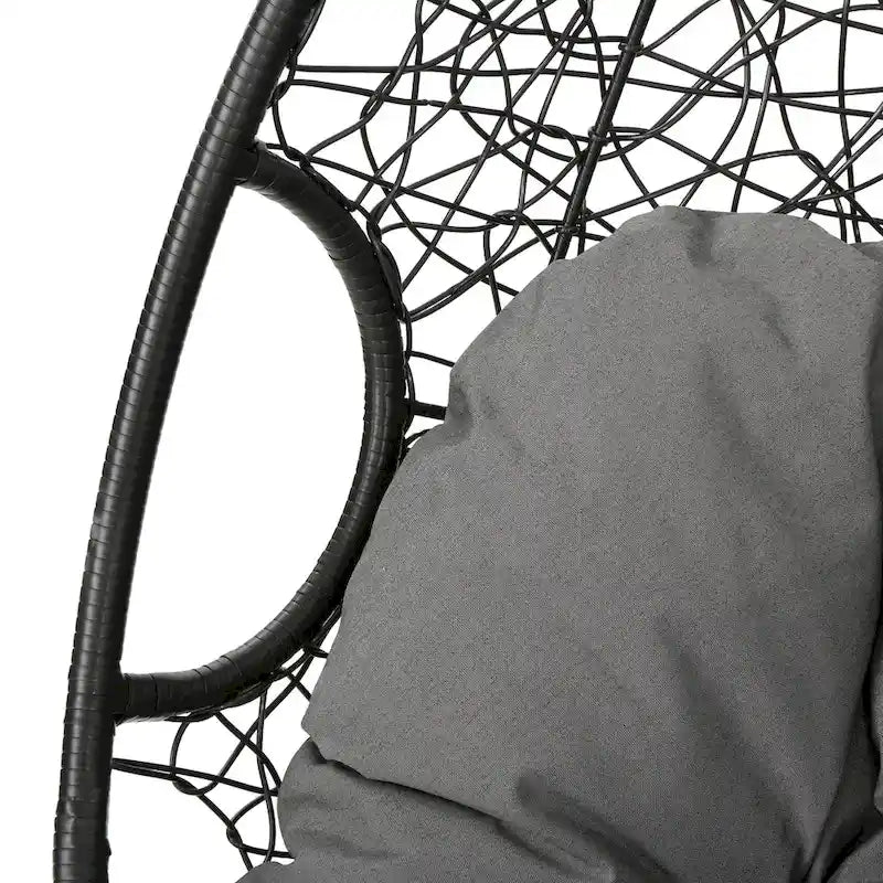 Waterproof Outdoor Wicker Hanging Basket Chair